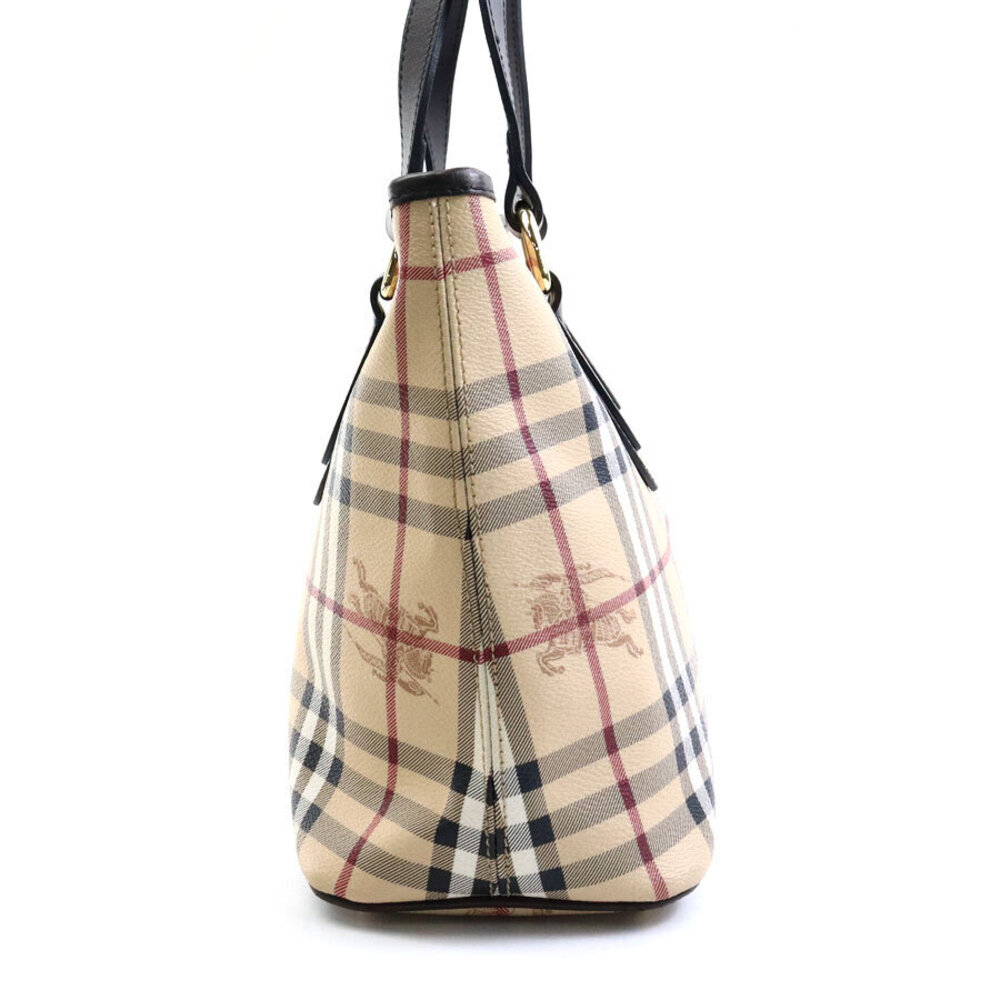Burberry Leather Tan Nova Shoulder Check Beige Multicolor Bag - Picture 1 of 4